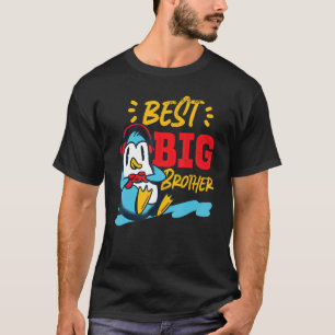 Best Big Brother Gaming Pinguin T-Shirt