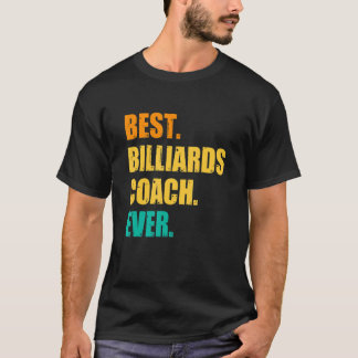 Best Billiard Coach je Billiard Spieler Cue Snoo T-Shirt