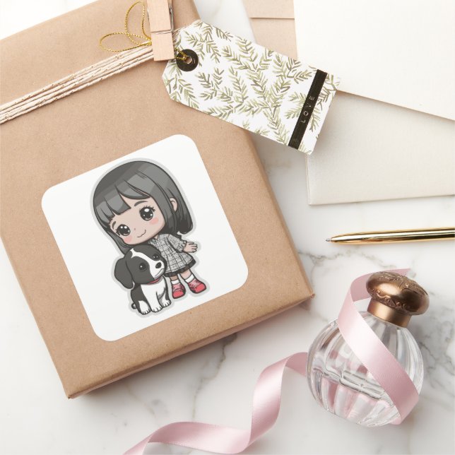 Best Black Friday Deals 😻 ⋆°| -70%| 🐾 ˖° 🐕 Quadratischer Aufkleber (Schenken)