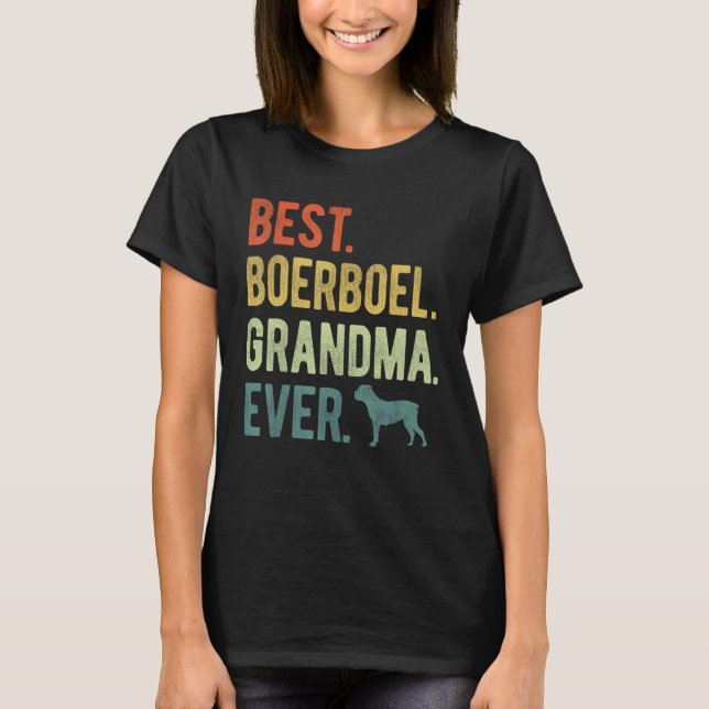 Best Boerboel Grandma Ever Dog  Mother s Day T-Shirt (Vorderseite)