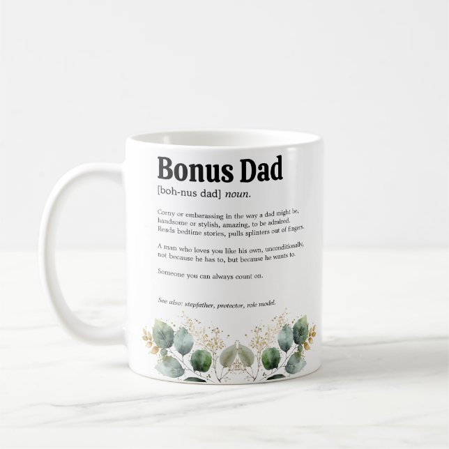 Best Bonus Vater je Definition Kaffeetasse (Links)