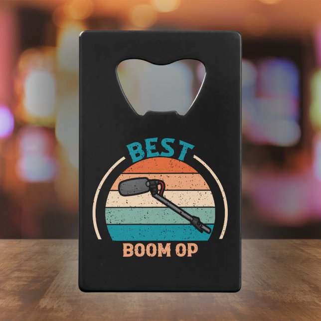 Best Boom Op - Crew Geldbeutel Flaschenöffner (Von Creator hochgeladen)