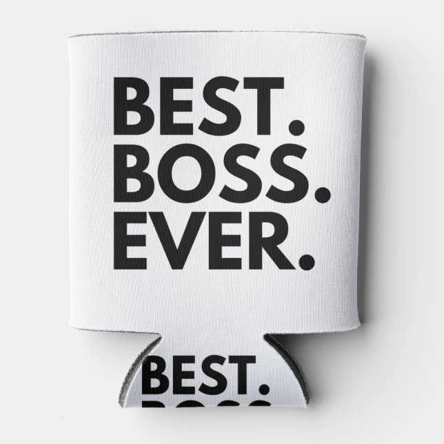 BEST BOSS EVER DOSENKÜHLER (Vorderseite)