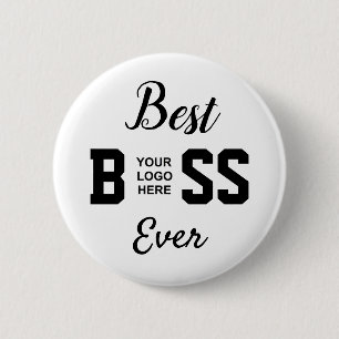 Best Boss Ever & Logo Button
