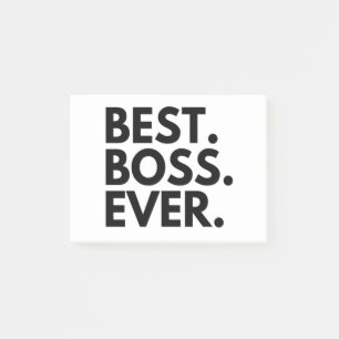 BEST BOSS EVER POST-IT KLEBEZETTEL