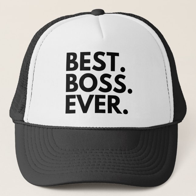 BEST BOSS EVER TRUCKERKAPPE (Vorderseite)