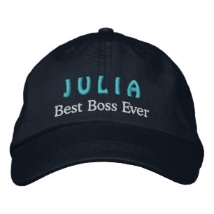 Best Boss Individuelle Name NAVY BLUE Bestickte Baseballkappe