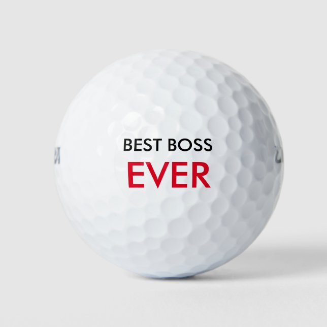 Best Boss je Golf Balls Golfball (Vorderseite)