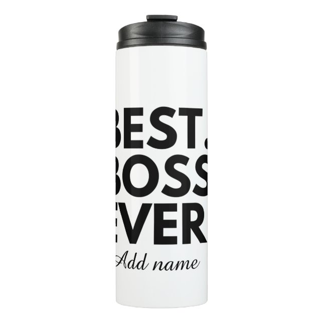 BEST BOSS JE Personalisierter THERMALTUMBLER Thermosbecher (Vorderseite)