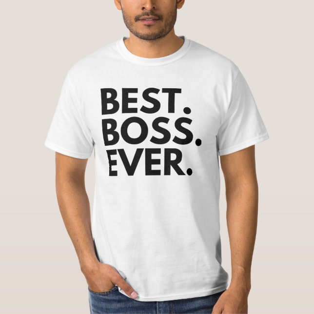 Best Boss je T - Shirt (Vorderseite)