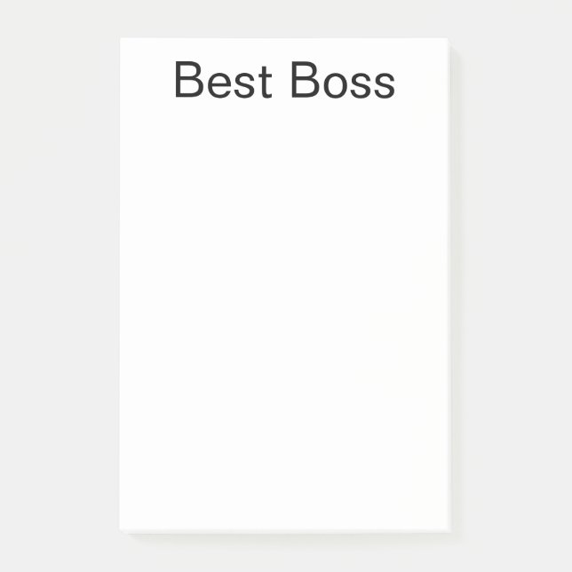 BEST BOSS Post-it NOTES Klebezettel (Vorderseite)