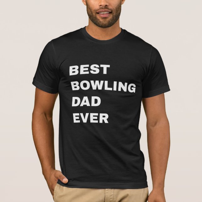 Best bowling dad ever hoodie (Vorderseite)