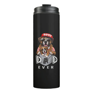 Best Boxer Dad Ever Thermosbecher