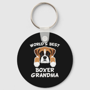 Best Boxer Oma Dog Granddog Schlüsselanhänger