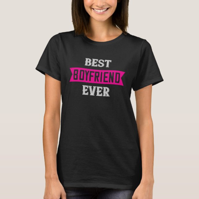 Best Boyfriend Ever  Happy Valentines Day  For Him T-Shirt (Vorderseite)