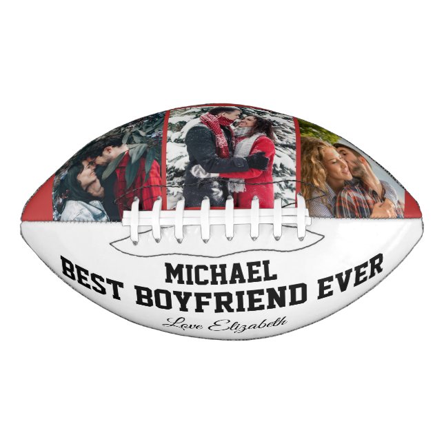 Best Boyfriend Ever Sport Valentines Day Football (Vorderseite)