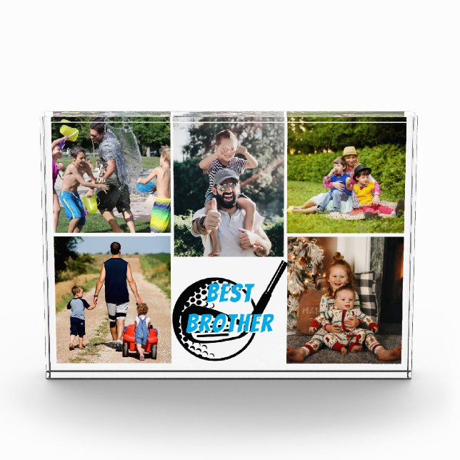 Best Brother Golf Fotoblock (Vorderseite)
