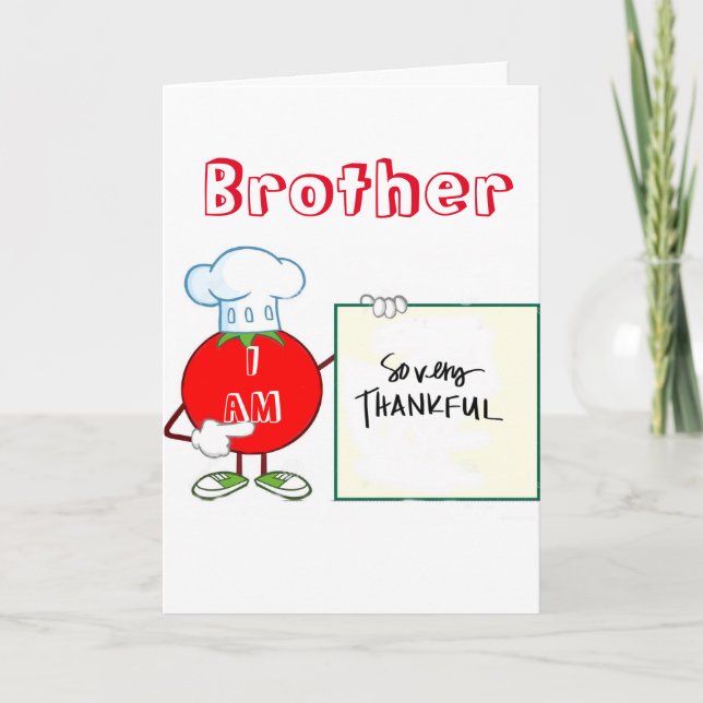 **BEST BROTHER JE** GLÜCKLICH BIRTHTAG KARTE (Vorderseite)