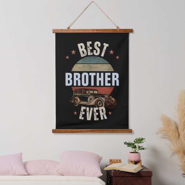BEST BROTHER JE WANDTEPPICH MIT HOLZRAHMEN (Schlafzimmer)