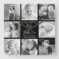 Best Bubbie Ever 8 Foto Collage Gold Glitzer Glam