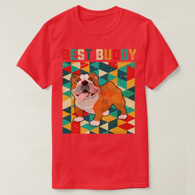 Best Buddy Bulldog T-Shirt (Design vorne)