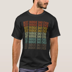 Best Budgie Vater Ever parakeet Budgie Grüner Papa T-Shirt