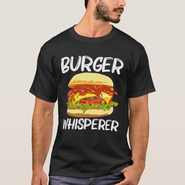 Best Burger Design für Männer Hamburger Sandwic T-Shirt (Vorderseite)
