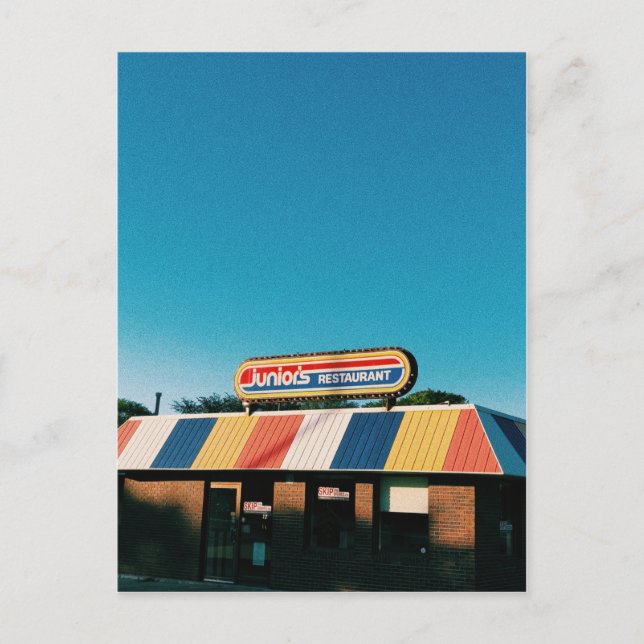 Best Burgers in Town Feiertagspostkarte (Vorderseite)