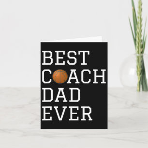 Best Bysketbyll Coach Vater je Gecoacht Fathers Gi Karte