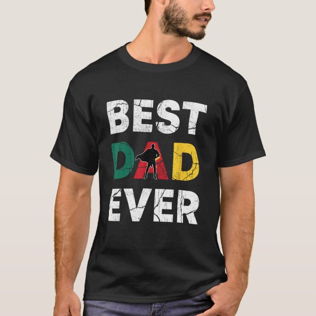 Best Cameroonian Dad Ever Cameroon Daddy Father s  T-Shirt (Vorderseite)