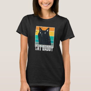 Best Cat Daddy Vathers Day Men Kitty Daddy Papa Fa T-Shirt