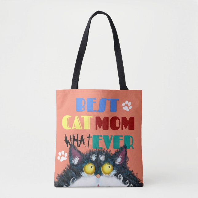 Best Cat Mama Ever grumpy Cat lustigen Cartoon (Vorderseite)