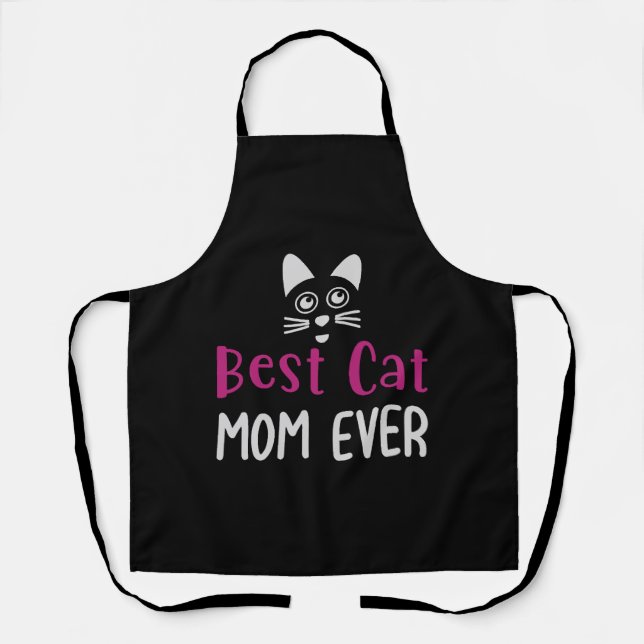 BEST CAT-MAMA JE SCHÜRZE (Vorderseite)