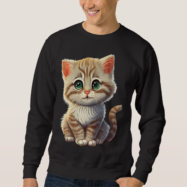Best Cat Mom And Cat Dad Sweatshirt (Vorderseite)