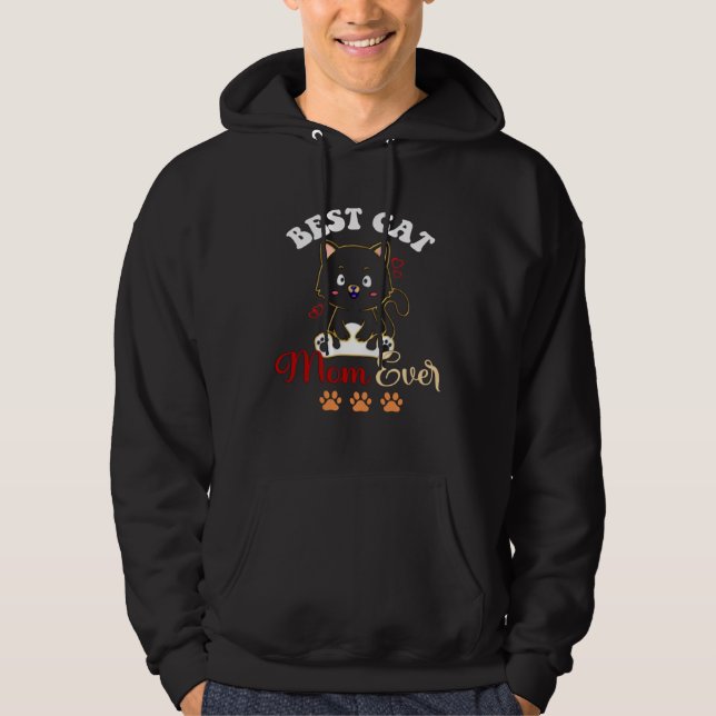 Best Cat Mon Ever Hoodie (Vorderseite)
