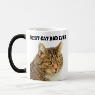 BEST CAT-VATER JE CUSTOM FOTO KAFFEE-TASSE VERWANDLUNGSTASSE