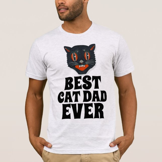 BEST CAT-VATER JE MÄNNER T - Shirt (Vorderseite)