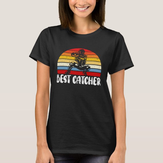 Best Catcher Baseball Player Baseball Coach Sports T-Shirt (Vorderseite)