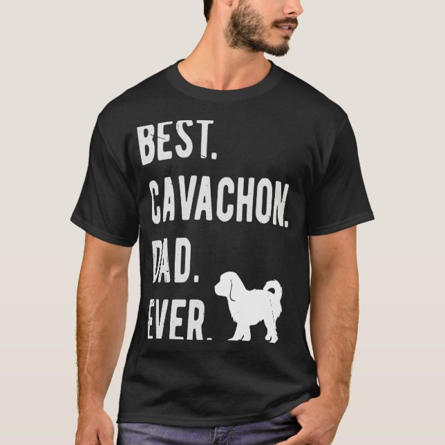 Best Cavachon Dad Ever  Mens Cavachon Dog T-Shirt (Vorderseite)