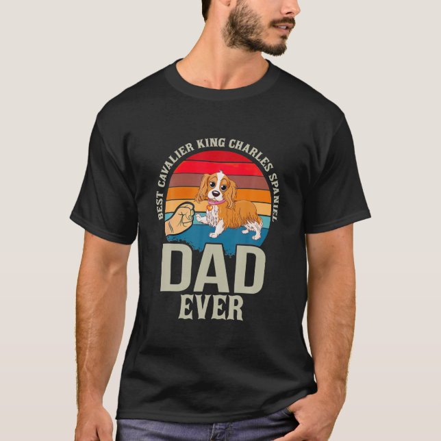 Best Cavalier King Charles Spaniel Vater jemals Co T-Shirt (Vorderseite)