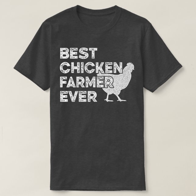 Best Chicken Bauer Ex Funny Bauern T-Shirt (Design vorne)