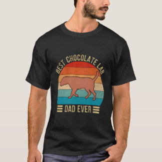 Best Chocolate Labrador Vater je Labrador Retrieve T-Shirt
