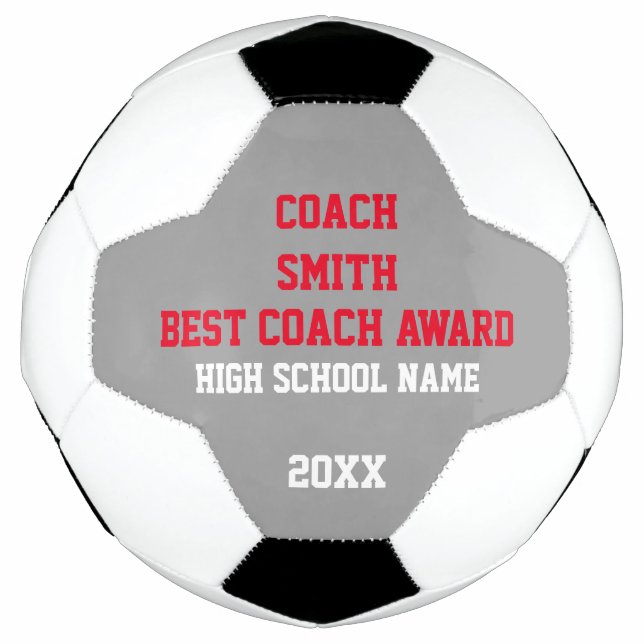 Best Coach Award Soccer Ball (Vorderseite)