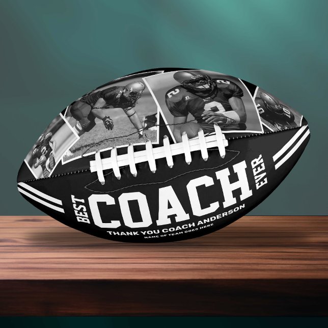 “Best Coach Ever” 4-Photo Team Collage Football (Von Creator hochgeladen)