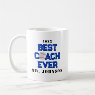 Best Coach Ever Baseball Kaffeetasse