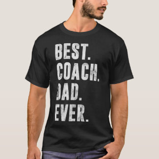 Best Coach Vater Sport 4. Juli Vatertag Geschenk T-Shirt