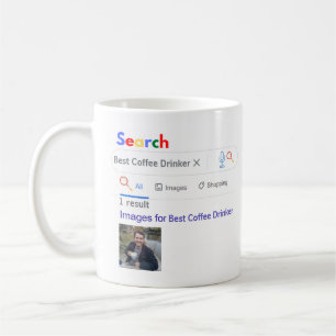 BEST COFFEE DRINKER GIft FUNNY World's No1 SUARCH Kaffeetasse