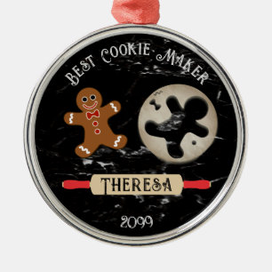 Best Cookie Maker Personalisiert Gingerbread Metal Ornament Aus Metall