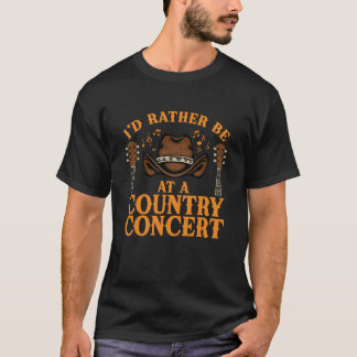 Best Country Concert Art for Men Women Country Mus T-Shirt
