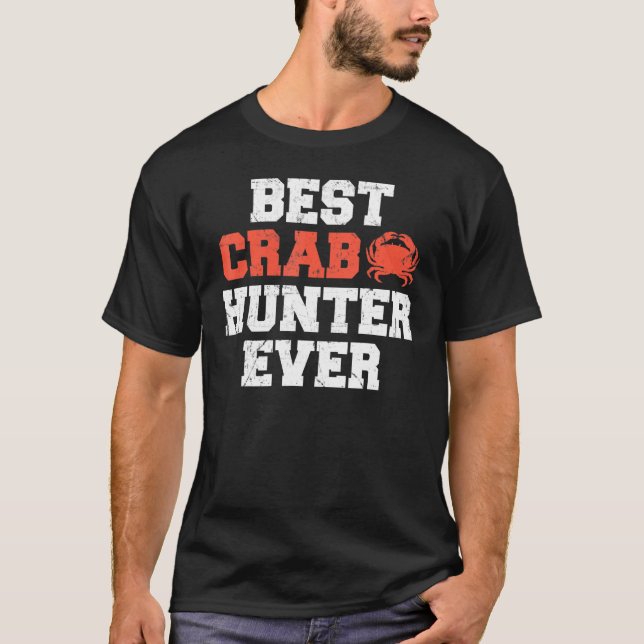 Best Crab Hunter Crabbing T-Shirt (Vorderseite)